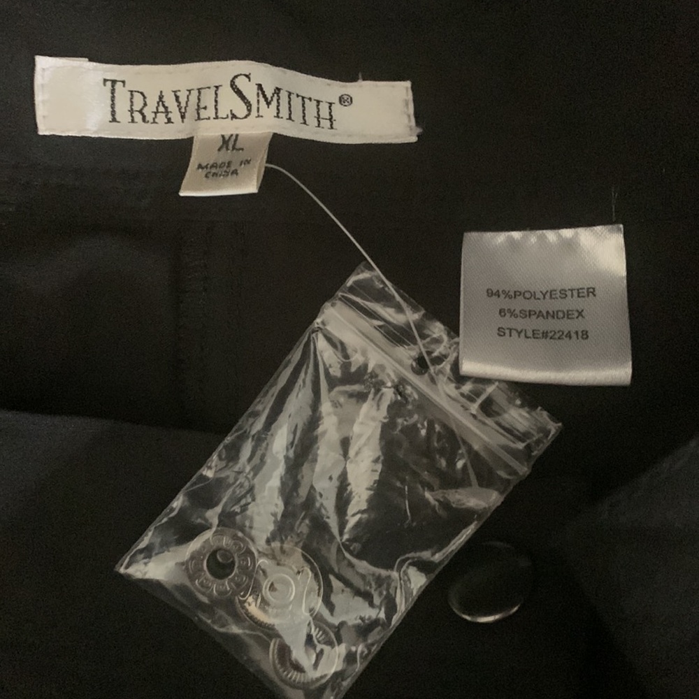TravelSmith XL Black Pants